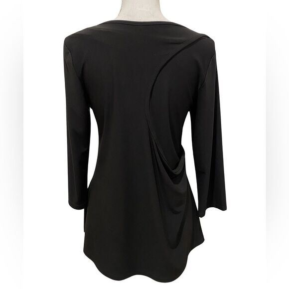 NWT Sunlight blouse. Black with graffiti print.  Medium. Made in France - Picture 2 of 6